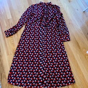 Never worn Biden dress- button down long sleeve mid length